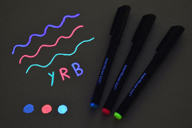 DirectGlow Invisible UV Blacklight Reactive Fine Tip Ink Marker
